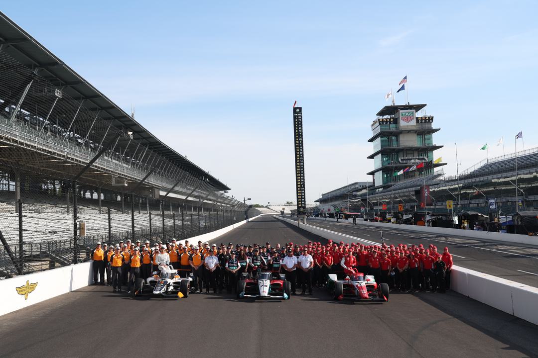Front row for the Indy 500